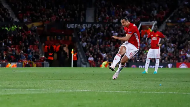 Zlatan Ibrahimovic shoots