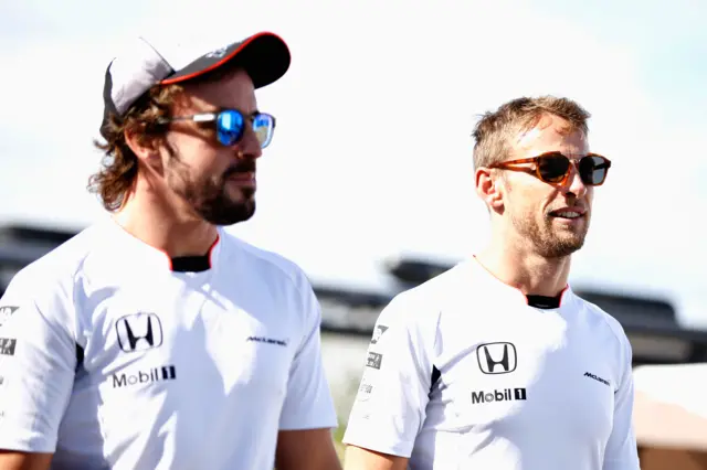 Alonso and Button