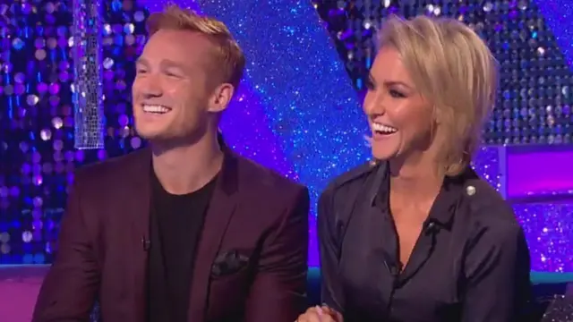 Greg Rutherford and Natalie Lowe