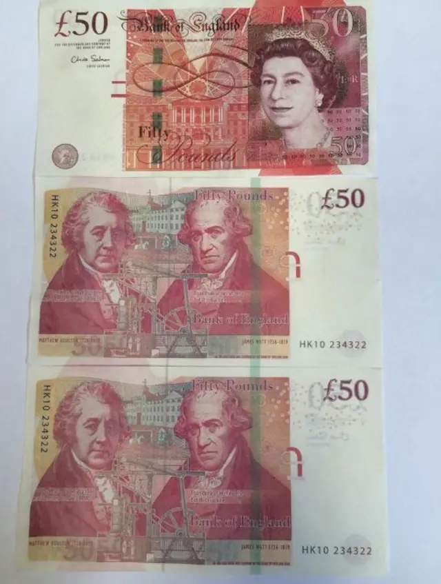 £50 note