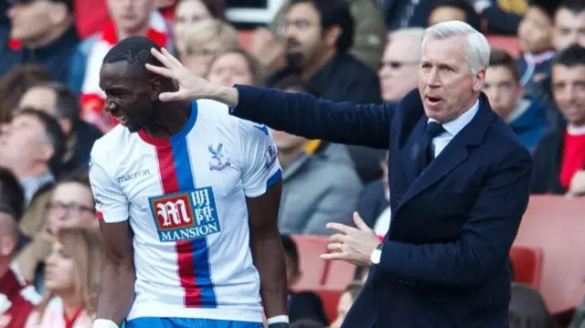 Yannick Bolasie and Alan Pardew