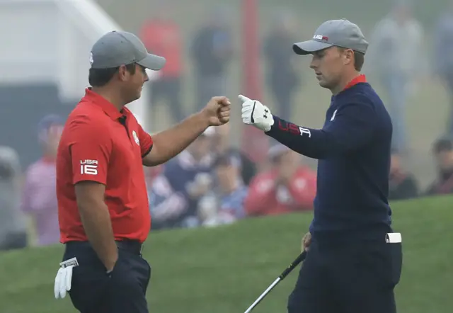 Patrick Reed and Jordan Spieth