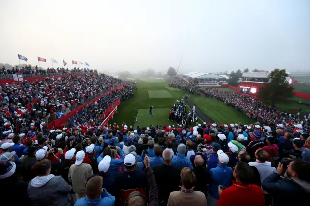 Justin Rose tees off