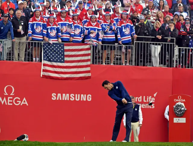 Martin Kaymer tees off