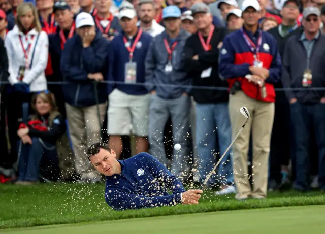 Martin Kaymer in the bunker