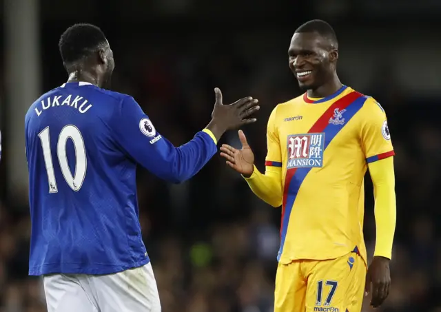 Romelu Lukaku and Christian Benteke