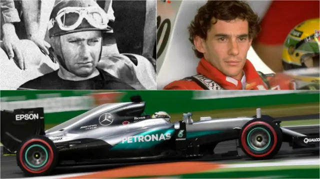 Fangio, Senna, Hamilton