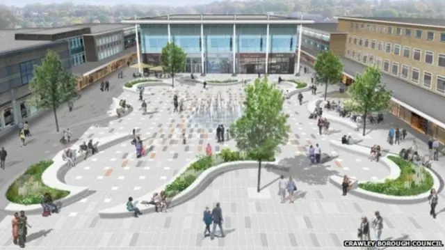 Crawley town centre plans