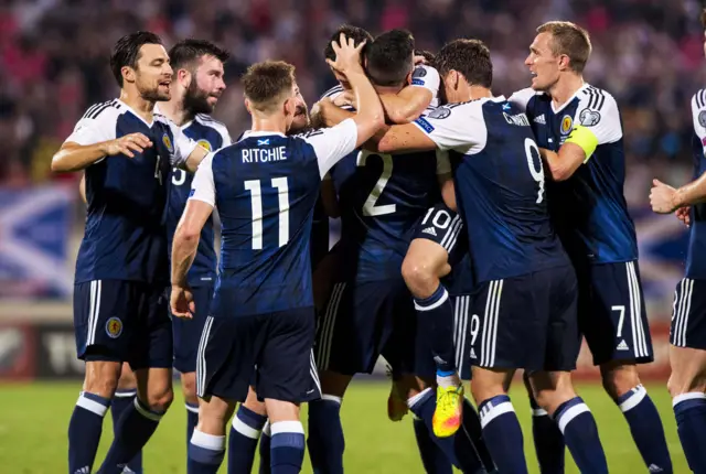 Scotland celebrate