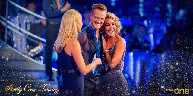 Greg Rutherford with dance partner Natalie Lowe