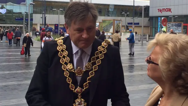 The Lord Mayor of Birmingham Councillor Carl Rice