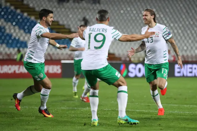 Ireland celebrate