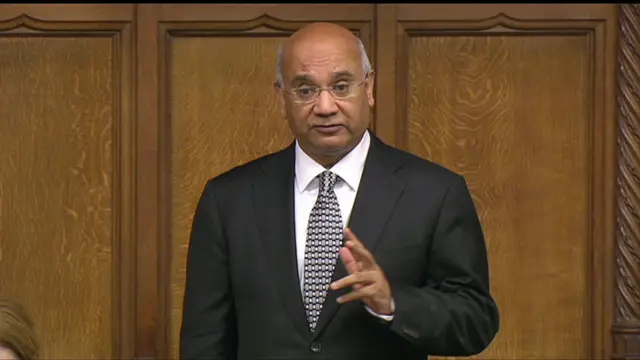 Labour backbencher Keith Vaz