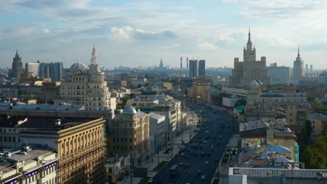 Moscow's skyline