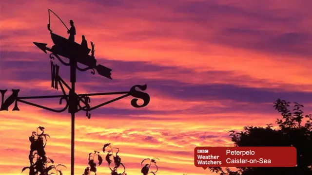 Sunrise at Caister-on-Sea