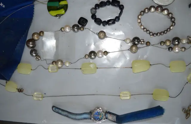 Recovered jewellery