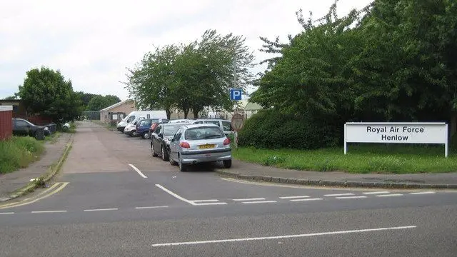 RAF Henlow sign