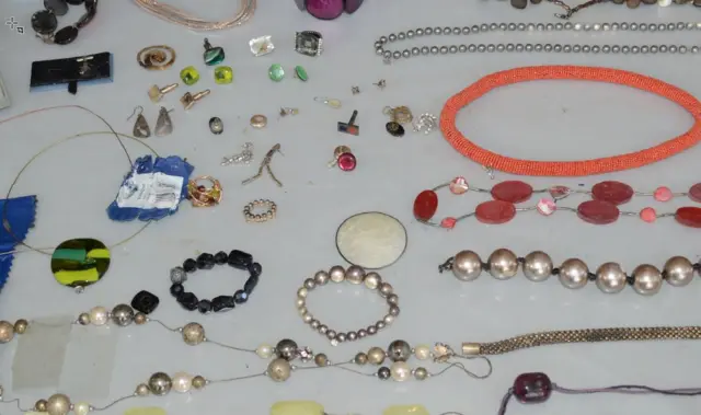 Recovered jewellery