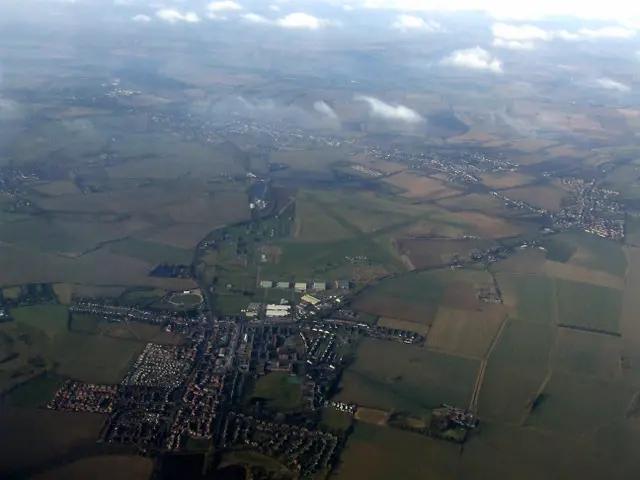 Henlow Camp and RAF Henlow from the air