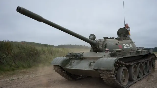 Tank filmed at Muckleburgh collection in Weybourne