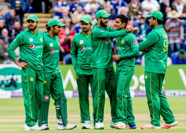 Pakistan players