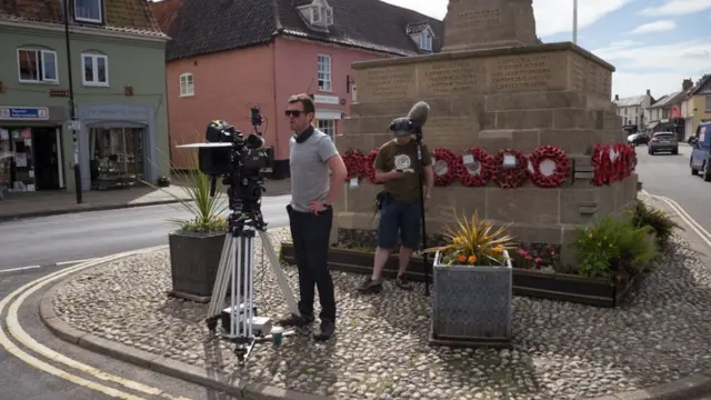 Filming in Holt