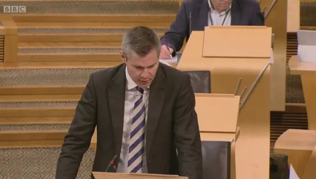 Finance Secretary Derek Mackay