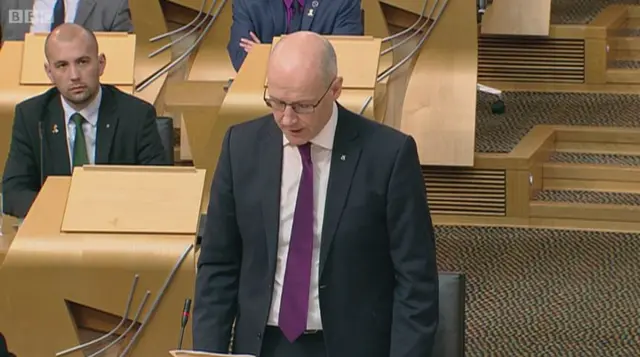 Education Secretary John Swinney