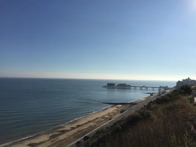 Cromer pier and beach