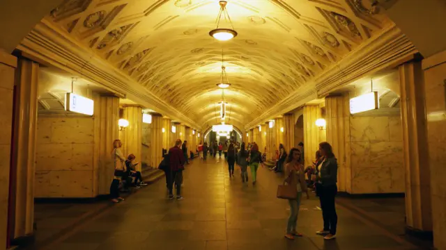A train station in
