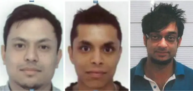 Mohammed Iqbal Hussain, sibling Mohammed Rohaman and a friend Mohammed Atiqur Khan