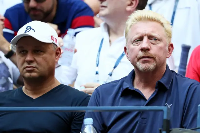 Marian Vajda and Boris Becker