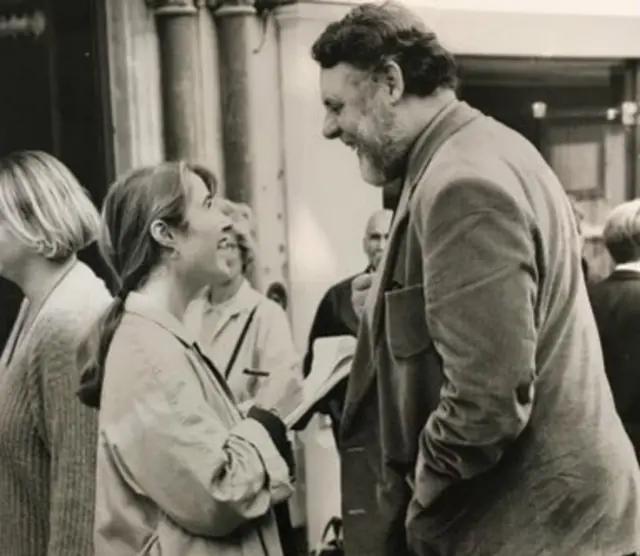 Kate Williams and Terry Waite
