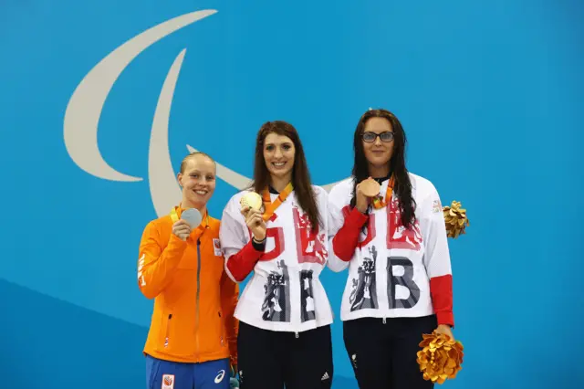 Jessica Jane Applegate medal ceremony