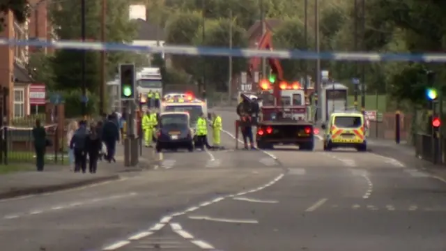 Pershore Road, in Birmingham, where a motorcyclist died