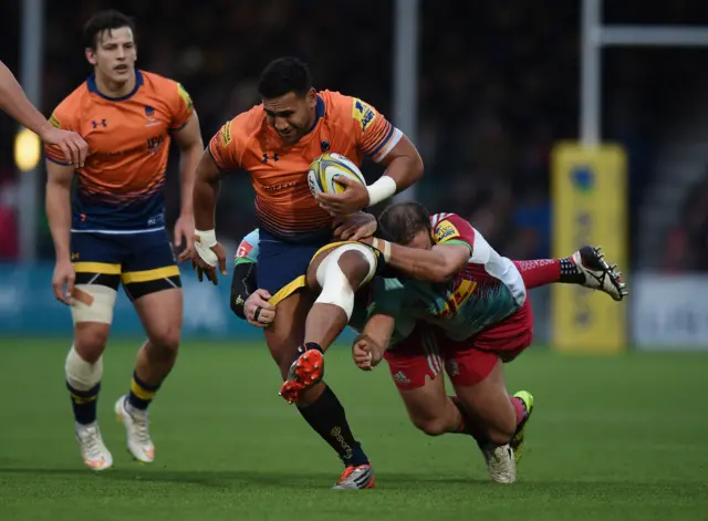 Worcester Warriors' Cooper Vuna