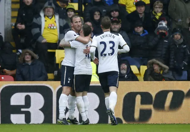 Harry Kane celebrates