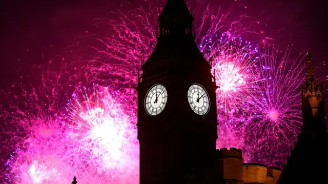 Big Ben fireworks