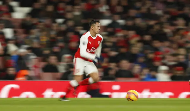 Alexis Sanchez in aciton