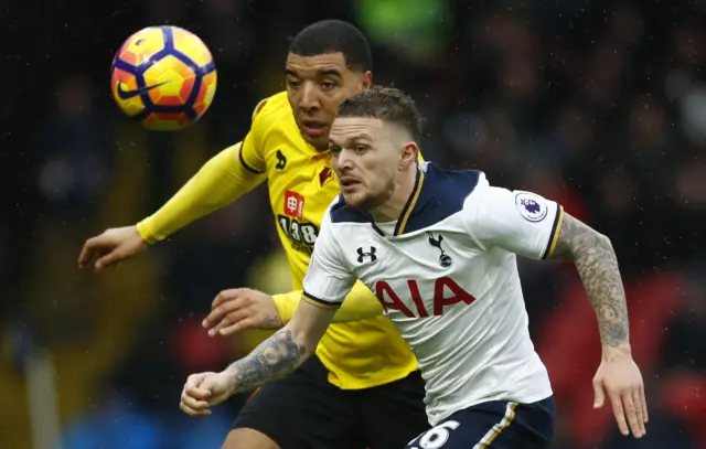 Kieran Trippier in action