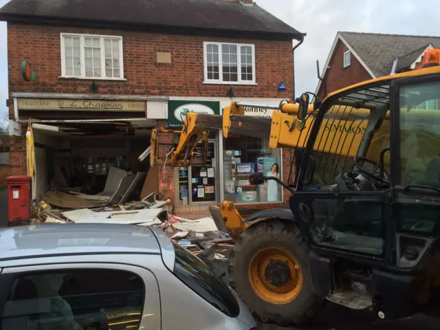 Ram raid in Rothley