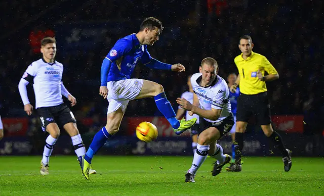 Leicester City v Derby County in 2014