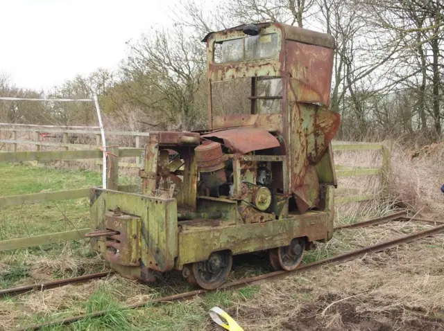 Rusty locomotive