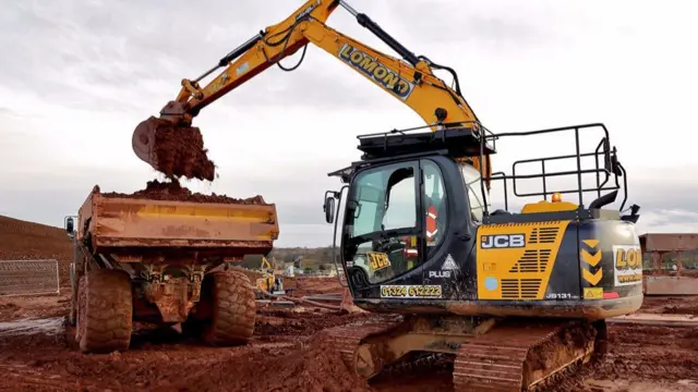 One of JCB's machines in action