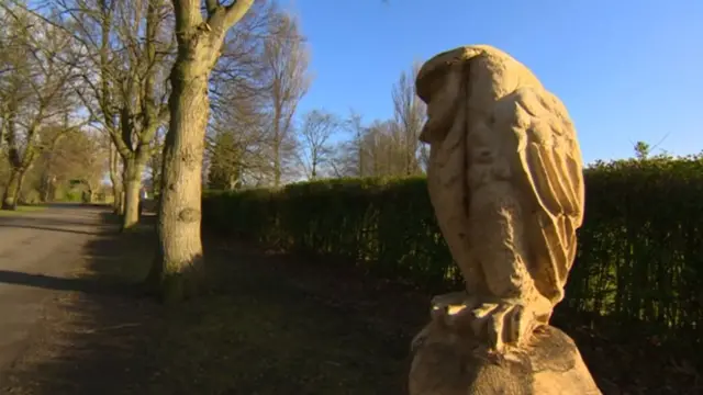 One of the Hednesford Park sculptures