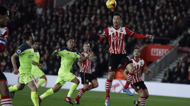 Maya Yoshida heads clear