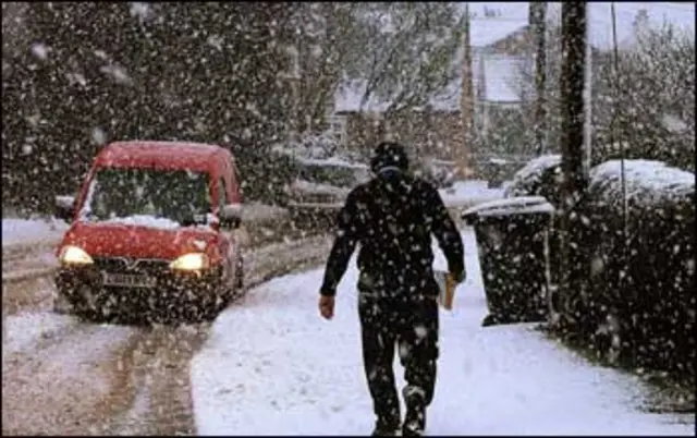 Blizzard in North Yorkshire