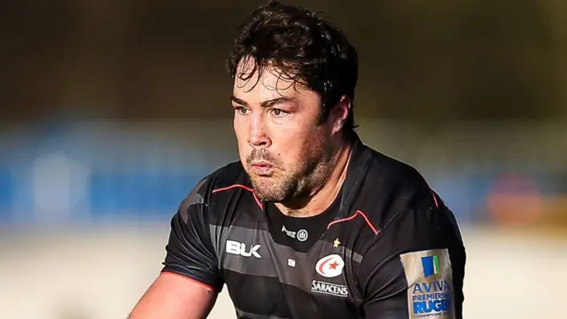 Saracens captain Brad Barritt