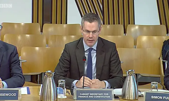 Finance Secretary Derek Mackay