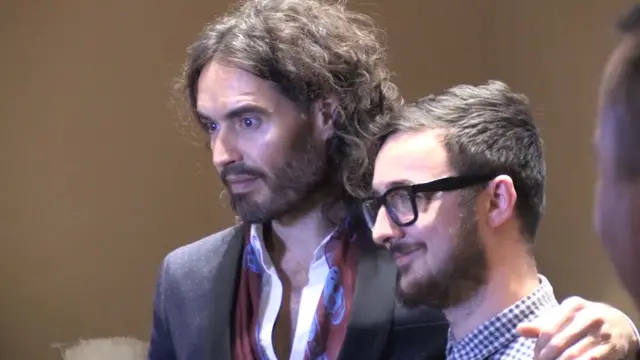 Russell Brand at the charity